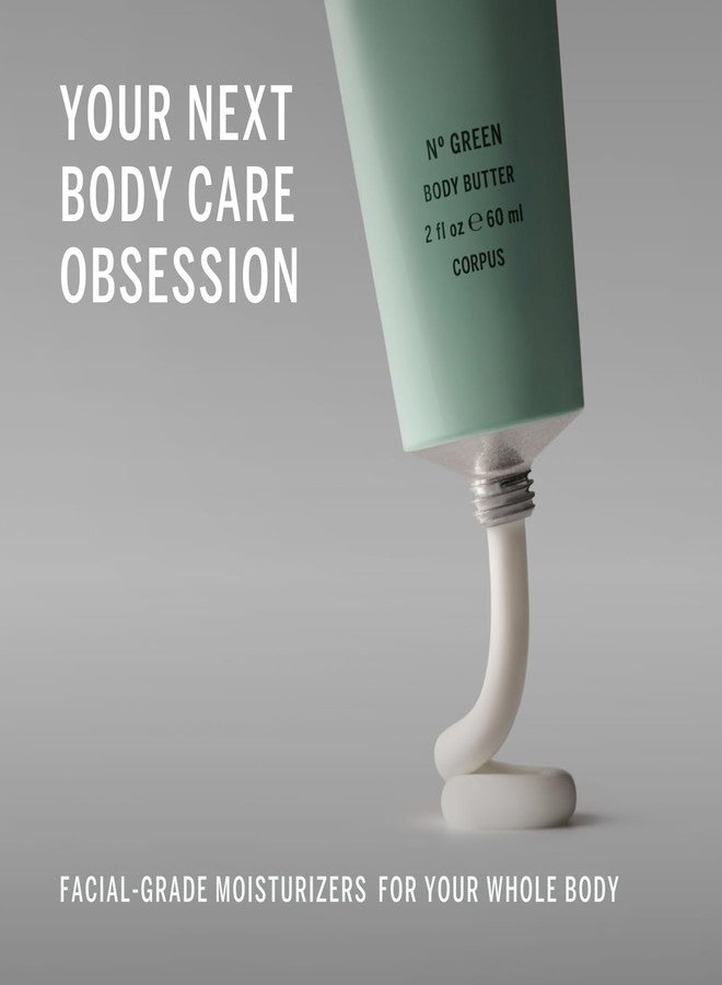 Corpus - Nº Green Body Butter | Ultra-Rich Body Cream, Whipped Texture Melts into Skin | Luxurious Non-Greasy Hydrating Plant-Based Formula with Tremella Mushroom & Vegan Squalane (60 mL / 2 fl oz) - Image 2